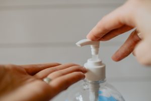 Hand sanitizer to prevent spread of COVID-19